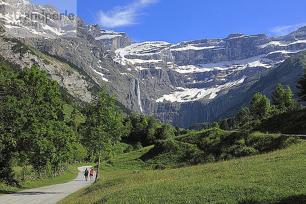 Frankreich  Occitanie (Midi Pyrenees )  Hautes Pyrenees (65)  Gavarnie Gedre  Cirque de Gavarnie (Unesco-Welterbe)