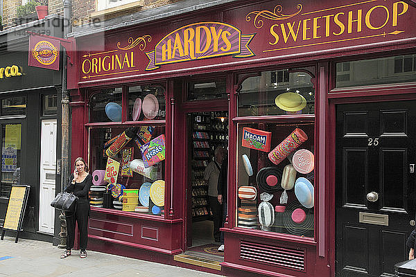 UK  England  London  Süßwarenladen  Süßigkeiten