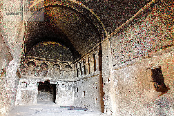 Türkei  Zentralanatolien  Kappadokien  Provinz Aksaray  Ihlara-Tal  Selime  troglodytisches Kloster von Selime (die Kathedrale oder Kale)