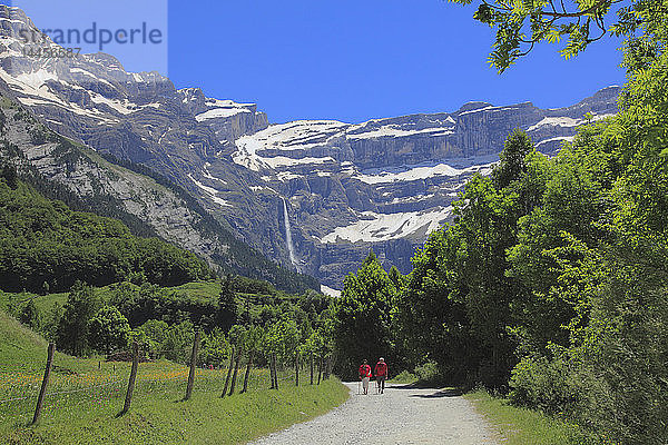 Frankreich  Occitanie (Midi Pyrenees )  Hautes Pyrenees (65)  Gavarnie Gedre  Cirque de Gavarnie (Unesco-Welterbe)