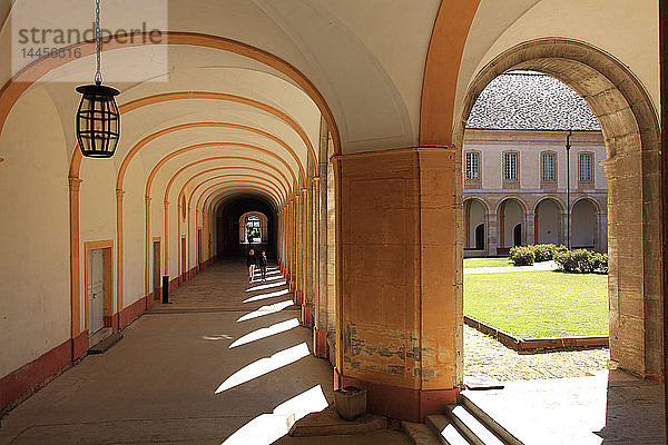 Frankreich  Bourgogne Franche Comte  Departement Saone et Loire (71)  Cluny  Abtei Cluny  der Kreuzgang