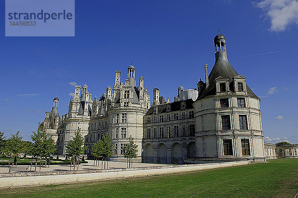 Europa  Frankreich  Centre-Val de la Loire  Loir-et-Cher ( 41 )  Loire-Tal  Weltkulturerbe der UNESCO  Nationale Domäne des Schlosses von Chambord  Schloss  Park