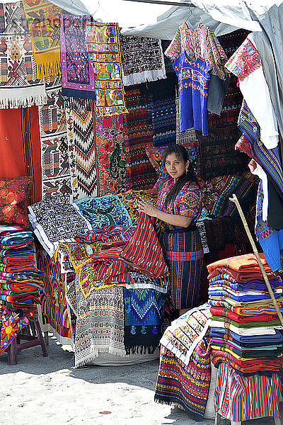Markt von Chichicastenango  Guatemala  Mittelamerika.