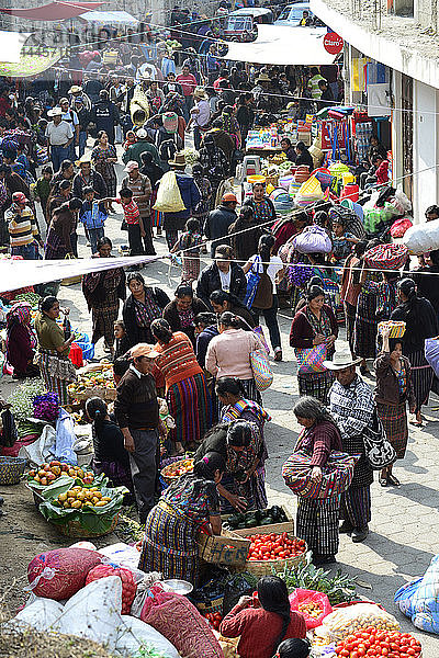 Solola-Markt  Guatemala  Mittelamerika.