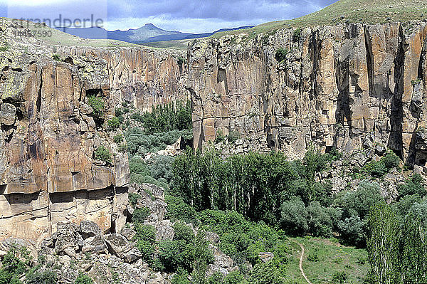 Türkei  Zentralanatolien  Kappadokien  Provinz Aksaray  Ihlara-Tal  die Schlucht