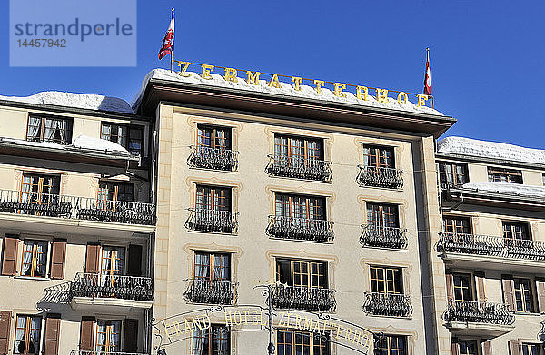 Schweiz  Kanton Wallis  Zermatt  Grand Hotel Zermatterhof