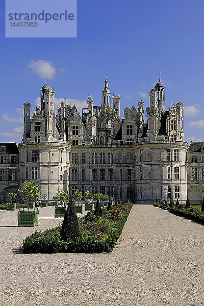 Europa  Frankreich  Centre-Val de la Loire  Loir-et-Cher ( 41 )  Loire-Tal  Weltkulturerbe der UNESCO  Nationale Domäne des Schlosses von Chambord  Schloss  Park