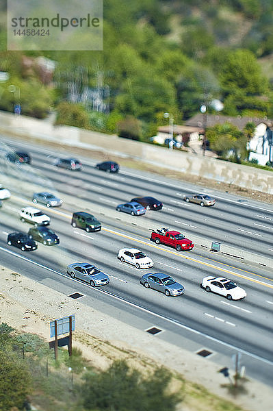 Große Autobahn-Neigungsverschiebung