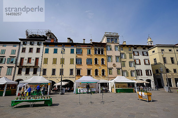 Piazza Matteotti (Piazza San Giacomo) (Piazza delle Erbe)  Udine  Friaul-Julisch-Venetien  Italien