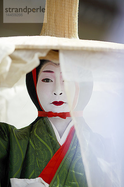 Tokiwa Gozen aus dem zwölften Jahrhundert  Jidai-Festival  Kyoto  Japan