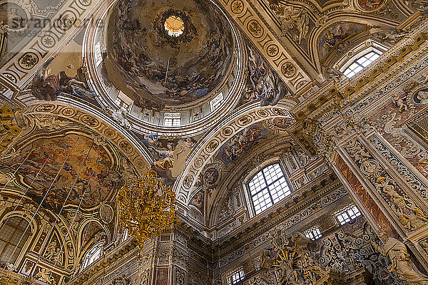 Innenraum der Kirche Santa Caterina d'Alessandria  Palermo  Sizilien  Italien