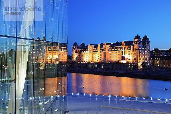 Osloer Opernhaus  Oslo  Norwegen  Skandinavien