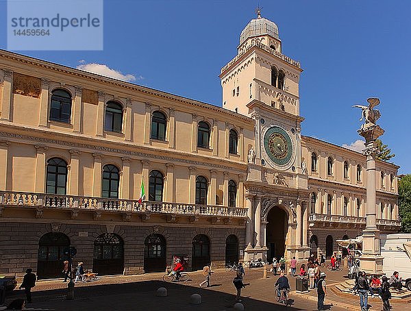 Die astronomische Uhr  Piazza dei Signori   Padua  Venetien  Italien