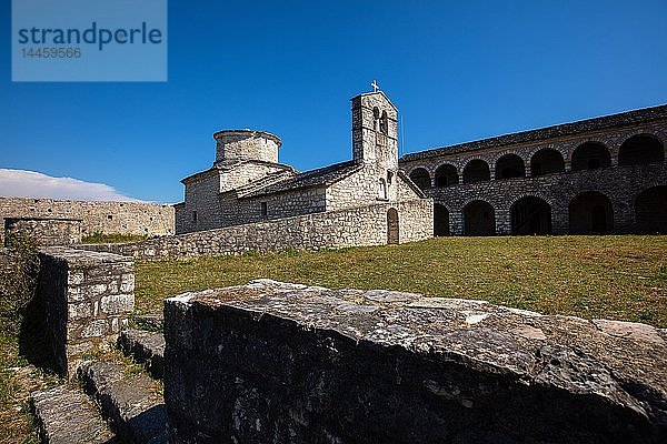 Das Kloster von San Giorgio  Butrinto-See  Südküste  Albanien