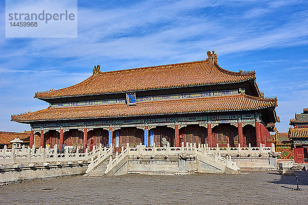 Palast der ruhigen Langlebigkeit  Verbotene Stadt  Peking  China  Ostasien