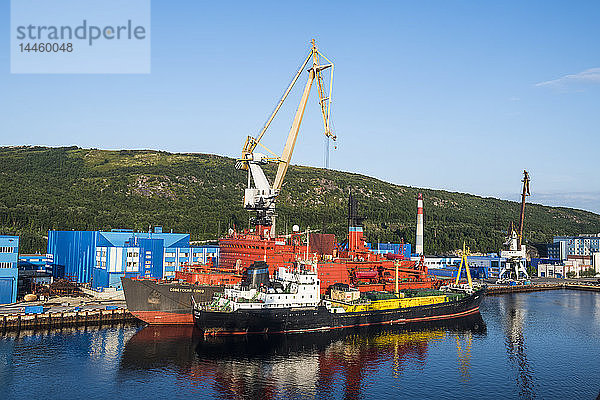Rusatom-Hafen in Murmansk  Russland