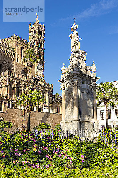 Die Kathedrale von Palermo (UNESCO-Weltkulturerbe)  Palermo  Sizilien  Italien