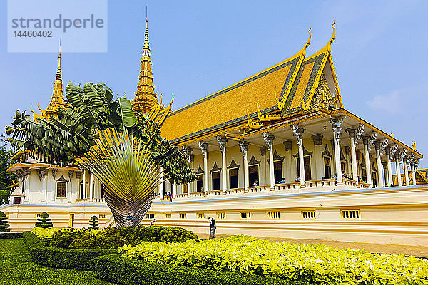Preah Tineang Tevea Vinichhay  Königspalast Thronsaal und Krönungsstätte  Königspalast  Stadtzentrum  Phnom Penh  Kambodscha  Indochina  Südostasien