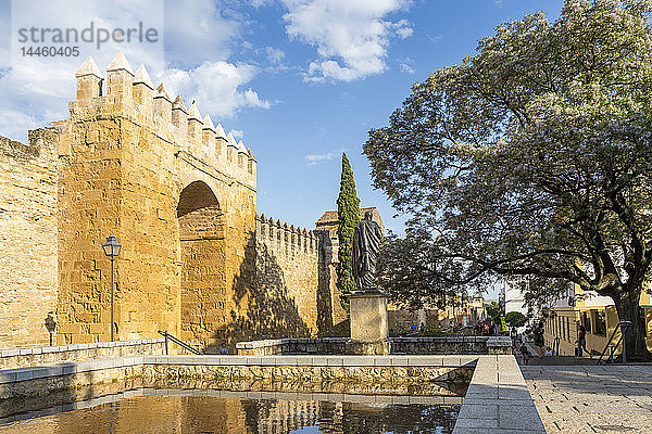 Historisches Almodavar-Tor  Cordoba  Andalusien  Spanien