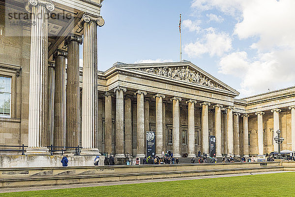 Das Britische Museum in Bloomsbury  London  England  Vereinigtes Königreich