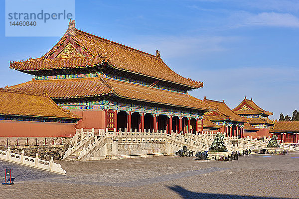 Tor der Höchsten Harmonie  Verbotene Stadt  Peking  China  Ostasien