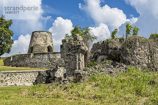 Ruinen der Rust Op Twist Sugar Mill Plantation  St. Croix  US-Jungferninseln  Karibik