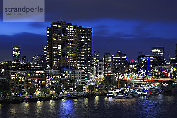 Skyline  Rotterdam  Niederlande