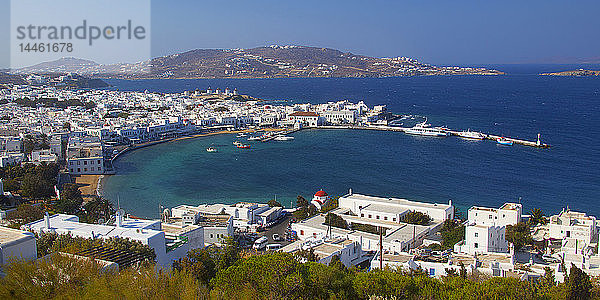 Der Hafen  Mykonos  Kykladen  Südliche Ägäis  Griechische Inseln  Griechenland