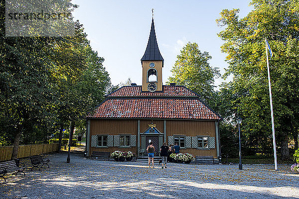 Altes Rathaus von Sigtuna  älteste Stadt Schwedens  Skandinavien