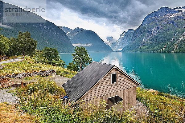 Kjenndalsgletscher und Umgebung  Norwegen  Skandinavien