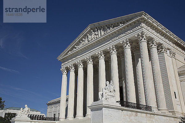 Gebäude des Obersten Gerichtshofs der Vereinigten Staaten  Washington D.C.  Vereinigte Staaten von Amerika  Nordamerika