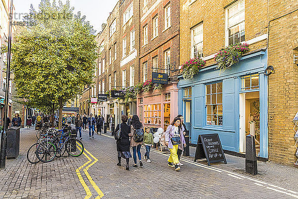 Neal Street in Covent Garden  London  England