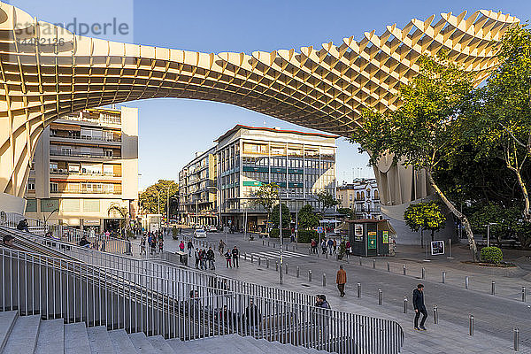 Gebäude Metropol Parasol  Sevilla  Andalusien  Spanien