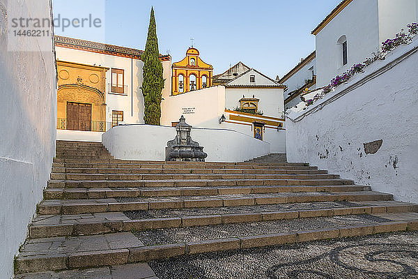 Blick von den Bailao-Treppen auf das Kloster Paz y Esperanza  Cordoba  Andalusien  Spanien