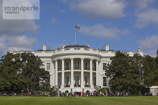 Südportikus  Weißes Haus  Washington D.C.  Vereinigte Staaten von Amerika  Nordamerika