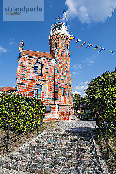 Leuchtturm von Ustka  Ostsee  Polen