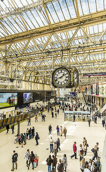 Waterloo Station  London  England  Vereinigtes Königreich