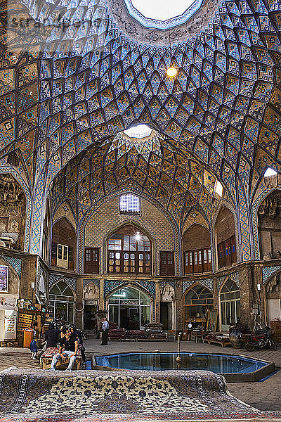 Der Basar  Stadt Kashan  Provinz Isfahan  Iran  Naher Osten