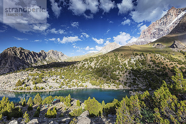 Alaudin-See  Fächergebirge  Tadschikistan  Zentralasien