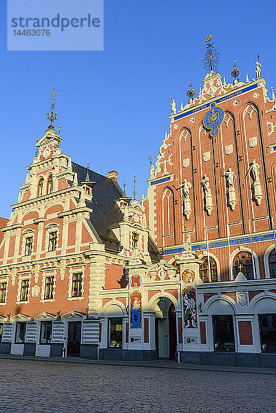 Haus der Schwarzköpfe  Rathausplatz  UNESCO-Weltkulturerbe  Riga  Lettland