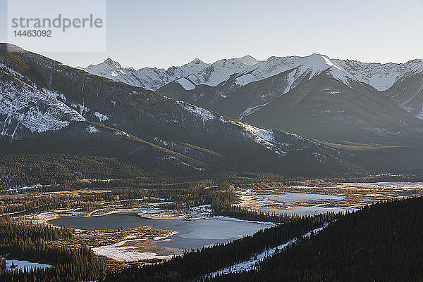 Vermillion Lakes  Banff-Nationalpark  UNESCO-Welterbe  Alberta  Kanadische Rocky Mountains  Kanada  Nordamerika