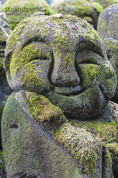 Rakan (Schüler von Shaka  dem Begründer des Buddhismus) Buddhistische Bilder  Otagi Nenbutsu-ji-Tempel  Arashiyama  Kyoto  Japan