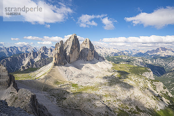 Die Drei Zinnen von Lavaredo in Italien