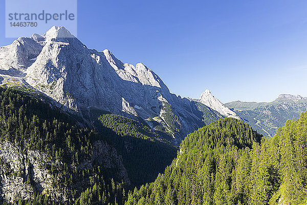 Gran Vernel und Colac  Fassa-Tal  Trentino  Dolomiten  Italien