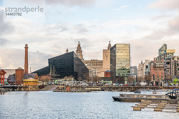 Royal Albert Dock in Liverpool  England