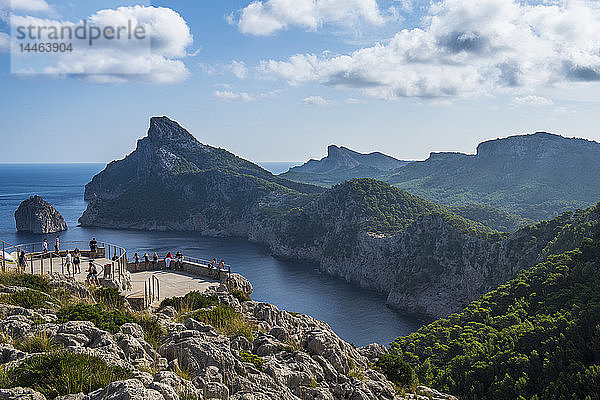 Blick über Cap Formentor  Mallorca  Balearen  Spanien  Mittelmeer