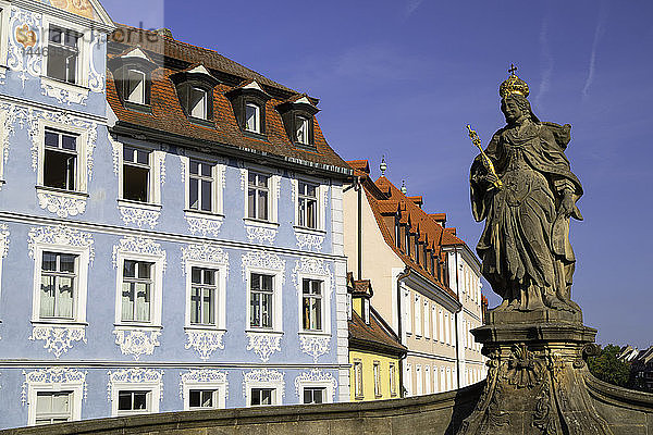 Kaiserin Kunigund-Statue  Bamberg  UNESCO-Welterbe  Bayern  Deutschland