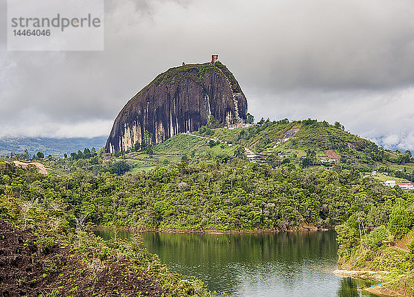 El Penon de Guatape (Felsen von Guatape)  Departement Antioquia  Kolumbien  Südamerika