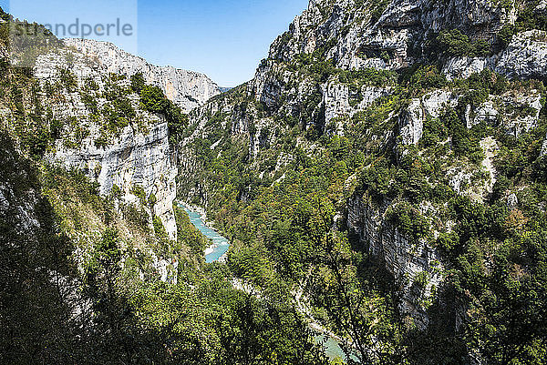 Verdon-Schlucht (Grand Canyon du Verdon)  Alpes de Haute Provence  Südfrankreich