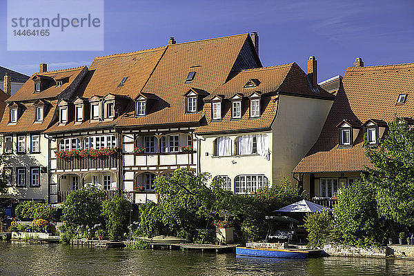 Häuser von Klein Venedig  Bamberg  UNESCO-Welterbe  Bayern  Deutschland